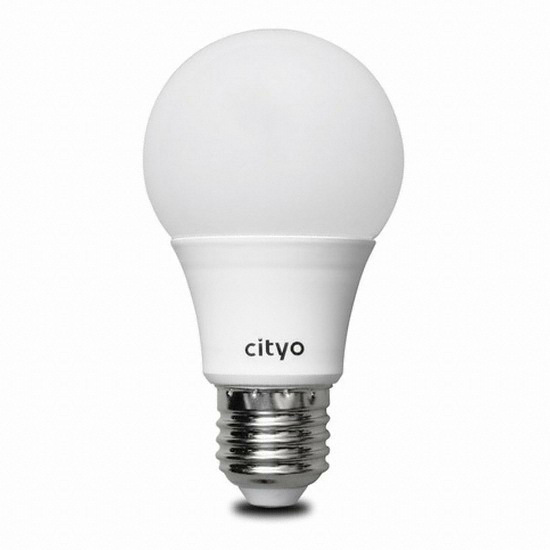 씨티오  LED 벌브전구 주광색 8W