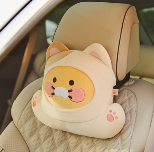 카카오프렌즈  냥냥고양이 춘식이 목쿠션