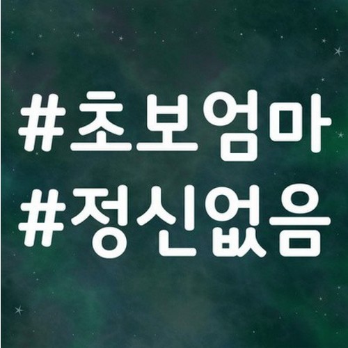 스튜디오치치카포  리틀메테오 초보운전 스티커 해시태그 초보엄마 LMCN-024