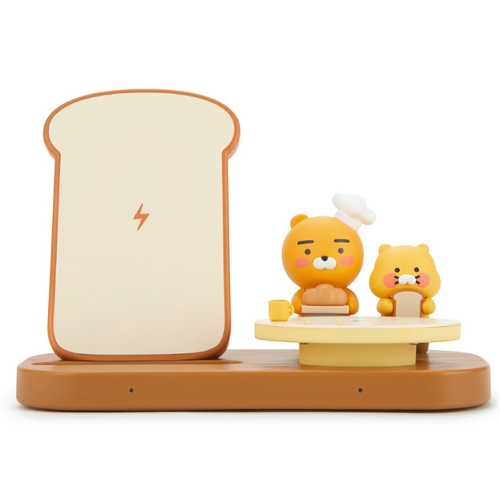 나인브릿지  카카오프렌즈 2in1 베이커리 라이언 춘식이 무선충전기