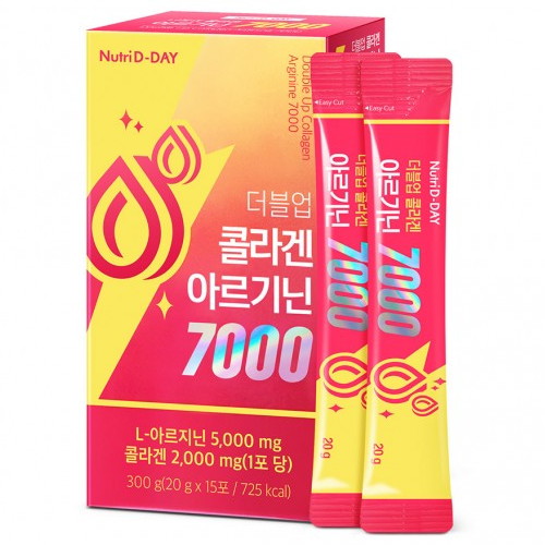 뉴트리디데이 더블업 콜라겐 아르기닌 7000 15포