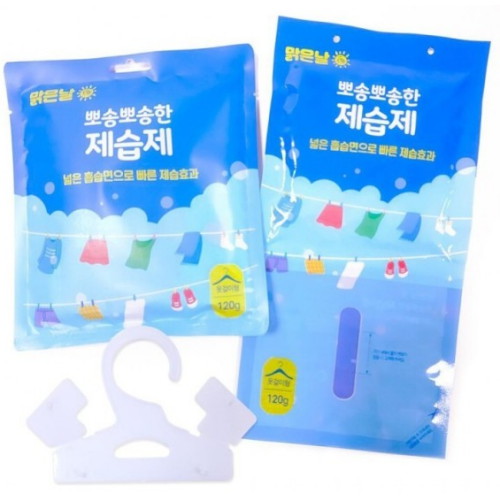지엘 맑은날 뽀송뽀송한 제습제 옷걸이형 120g