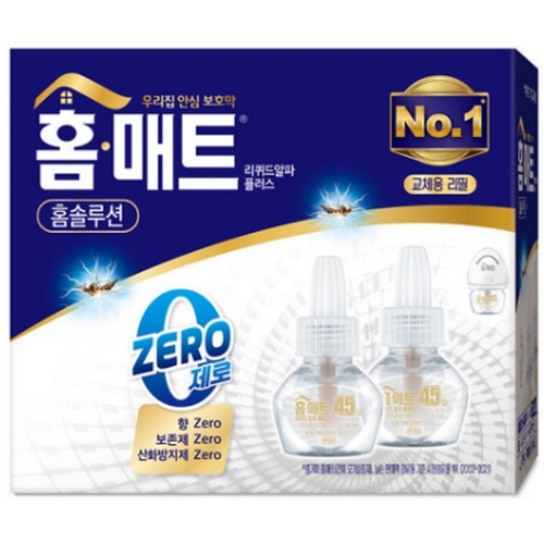 홈매트 제로 MAX 리퀴드 리필2개입