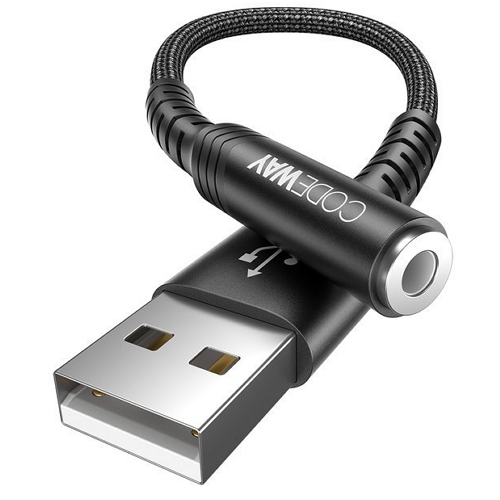 티에프엔아이엔씨 코드웨이 USB A to 4극 외장형 사운드카드