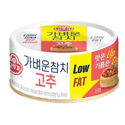 오뚜기  가벼운참치 고추 100g