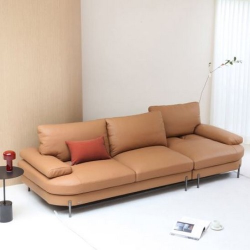 시스디자인 휴밍 스윙 천연가죽 소파 4인용