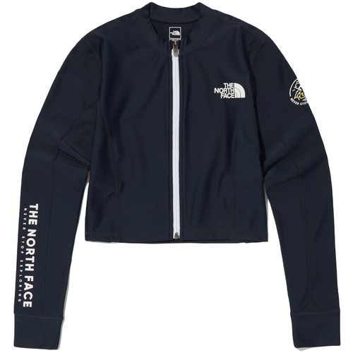 노스페이스  에코 블루 웨이브 긴팔 집업 NJ5JP05C