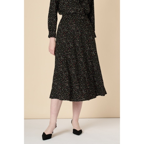 BCBG 이코이 프린트 스커트 B3F8S225