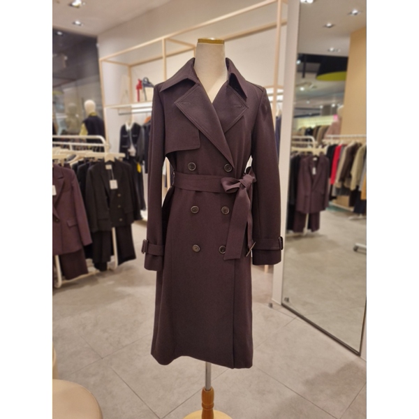 제이제이 지고트 더블 브레스트 트렌치 코트GM9M0TCW1-BS