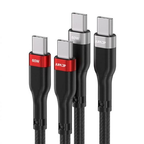 JUPAZIP  메탈쉴드 60W C to C타입 케이블