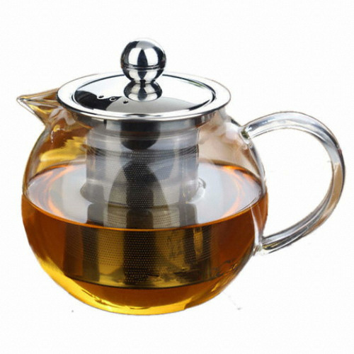 로하티 소담 내열유리 차포트 1.3L 거름망 티주전자