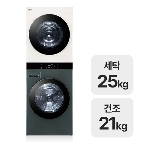 LG전자 트롬 오브제컬렉션 워시타워 WL21GEN