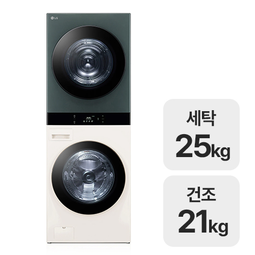 LG전자 트롬 오브제컬렉션 워시타워 WL21EGN