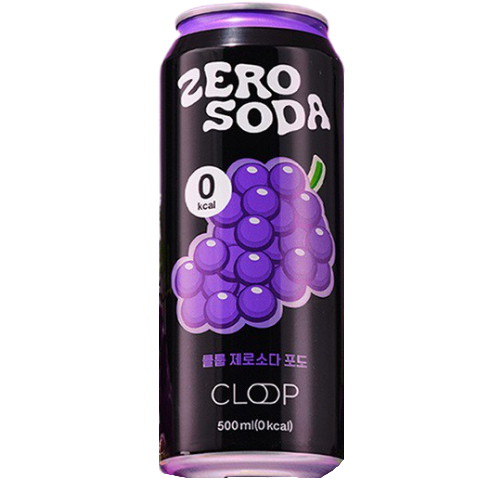 클룹 제로소다 포도 500ml