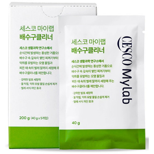 세스코 마이랩 배수구 클리너 40g 5개입