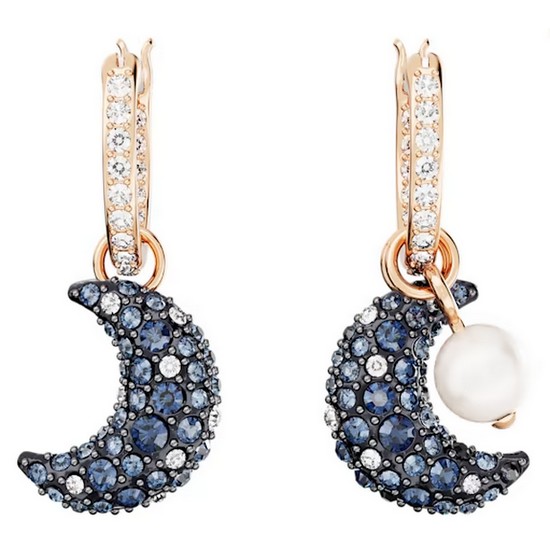 스와로브스키  Luna 로즈골드 드롭 귀걸이 5671569