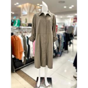 트리아나 박스핏 셔츠형 롱 원피스 TJ2PA11