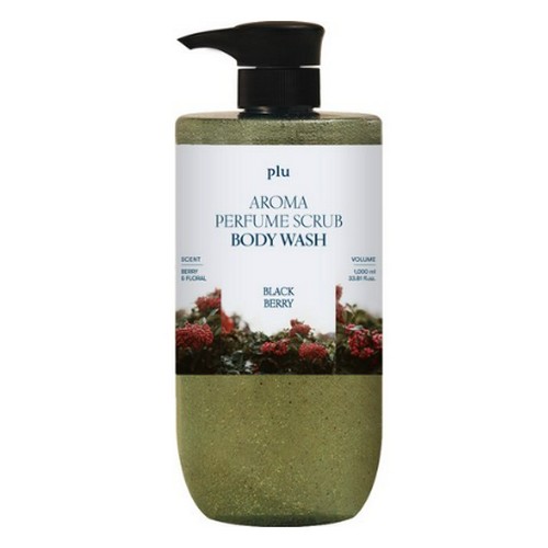 플루 아로마 퍼퓸 스크럽 바디워시 블랙베리 1000ml