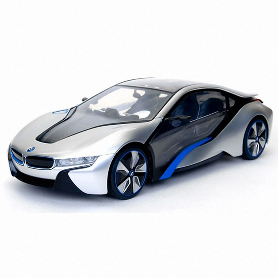 라스타  1/14 비율 충전식 RC카 BMW i8 차량 문열림 기능 블랙