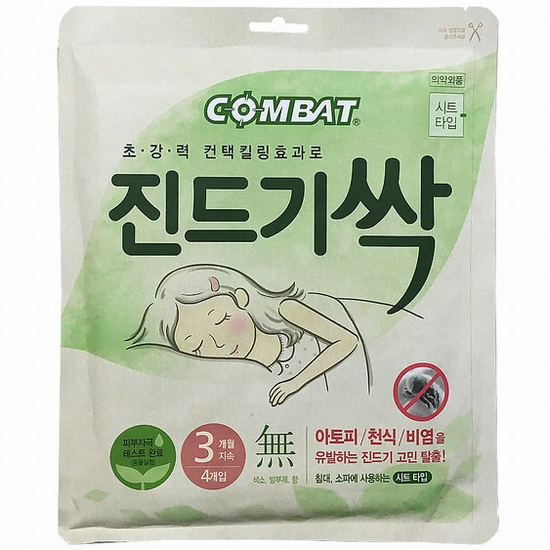 컴배트 진드기싹 시트 60g 5개