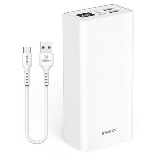디엠케이코리아 SPEEDY 슬림 핏 보조배터리 SPE-PA30CPQ 30000mAh