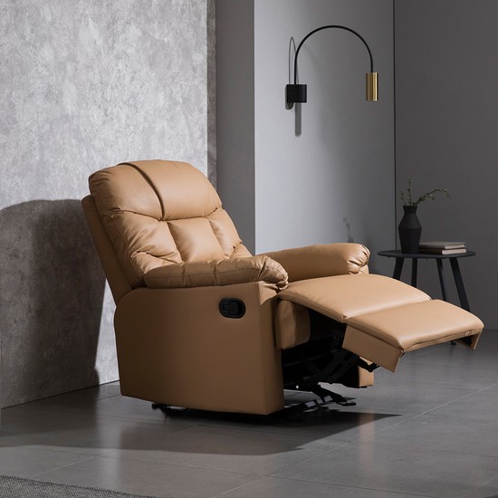 장인가구 테베즈 가죽 리클라이너 1인용