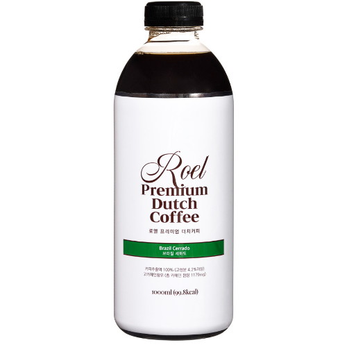 로엘  브라질 세하도 콜드브루 더치커피 1000ml 1개입 2개