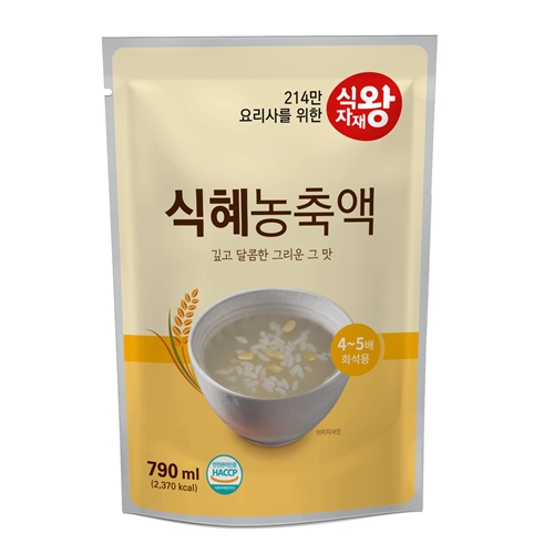 식자재왕 식혜농축액 5배수 790mL