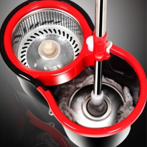 통돌이 회전걸레 블랙