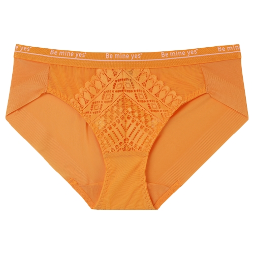 YES 오렌지 아웃밴드 프렌치 레이스 헴팬티-YSWPZ406