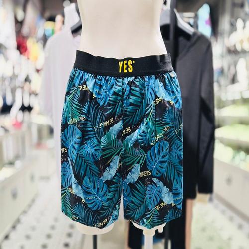YES 트로피컬 캣 프린트 트렁크-YSMTZ609