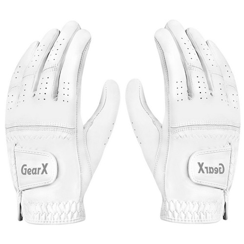 기어엑스  베이직 반양피 여성용 골프장갑 양손