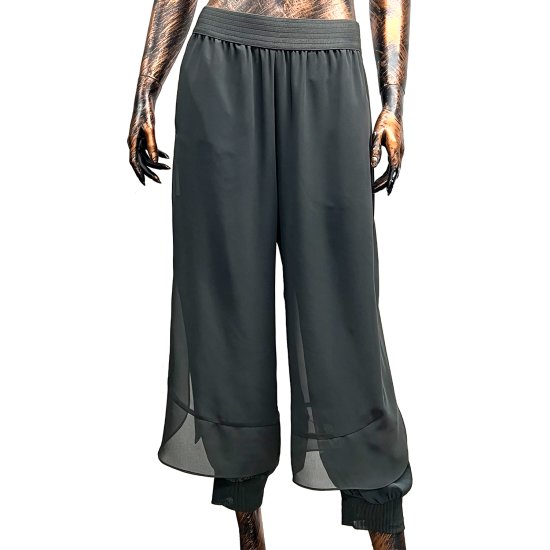 데시데 튤립트임 레이어드 쉬폰소재 슬랙스 DNS222