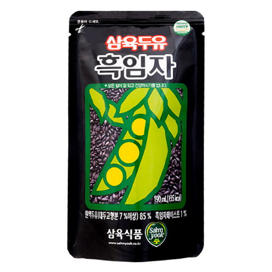 삼육식품  흑임자 두유 파우치 190ml