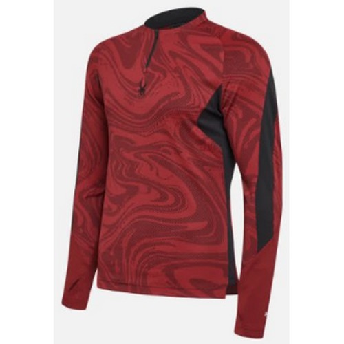 스파이더  풋볼 프로웹 자카드 하프 집업 티셔츠 SPHFCNRL212M