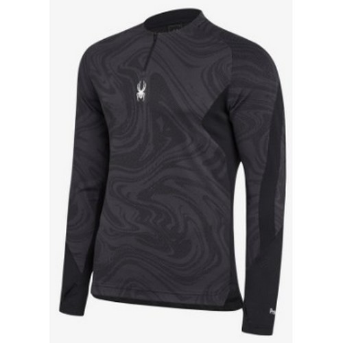 스파이더 풋볼 프로웹 자카드 하프 집업 티셔츠 SPHFCNRL212M