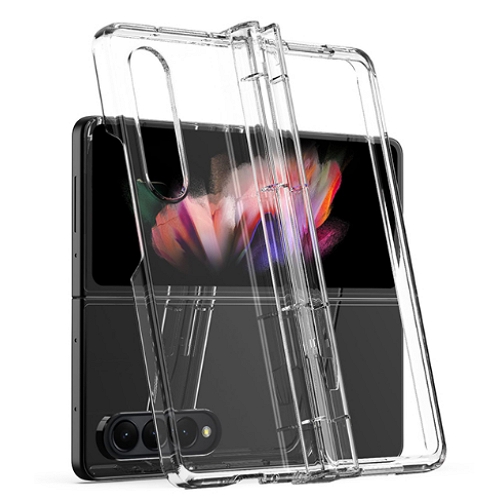 갤럭시Z 폴드4 슬림 투명 힌지 펜 슬롯 케이스