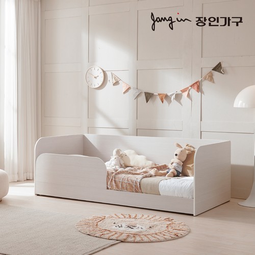 장인가구 뉴피터 저상형 슬라이딩 일반형 침대 S+안전가드