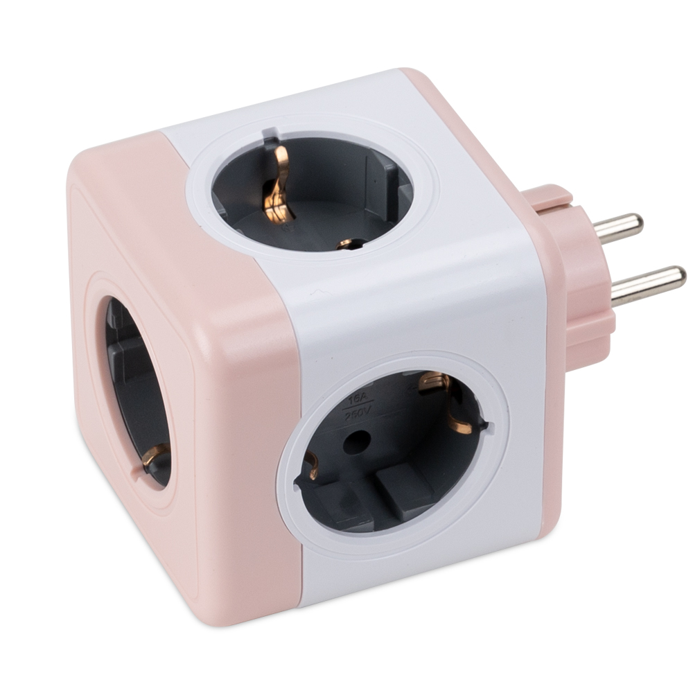 천하지엘씨 파워존 파워큐브 V2 오리지널 5구 컬러 멀티탭