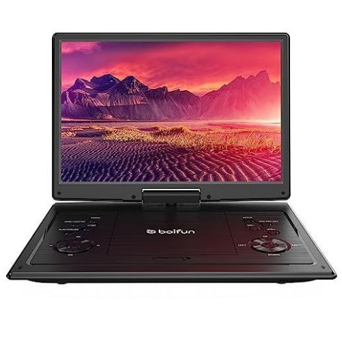 BOIFUN  15.7인치 휴대용 DVD 플레이어