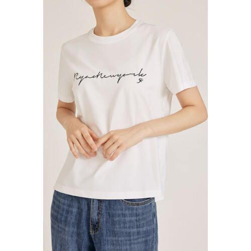 리안뉴욕 S/S 레터링수포인트티 RRFWTP020