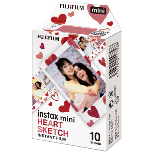 후지필름 인스탁스 미니필름 하트스케치