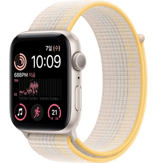 Apple  워치 SE 2세대 44mm 스타라이트 알루미늄
