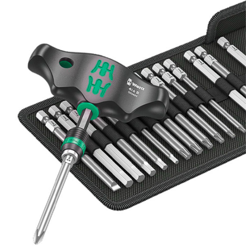 베라 크래프트폼 컴팩트 T핸들 드라이버 비트 세트 KK400 (17pcs)