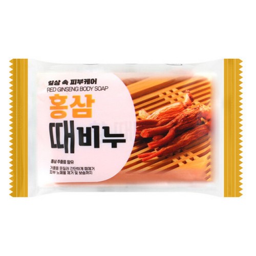 일상 속 피부케어 홍삼 때비누 150g