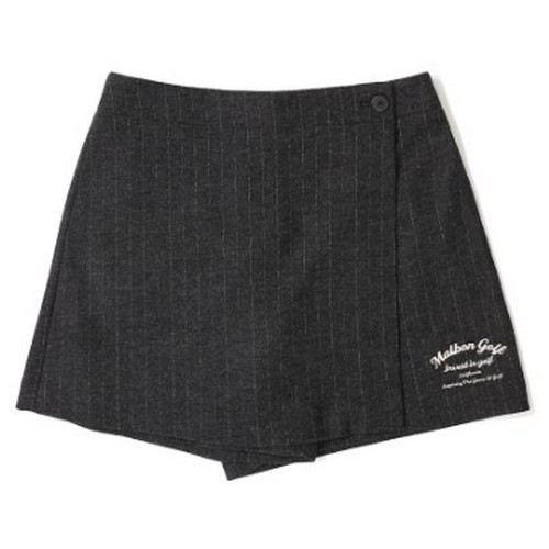 말본골프  핀 스트라이프 랩 스커트 반바지 M2422PHP17GRY