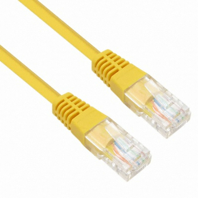 강원전자 NETmate CAT.5E UTP 다이렉트 랜케이블 옐로우
