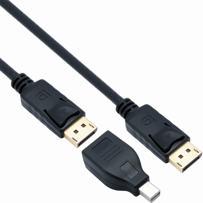 강원전자 NETmate DisplayPort 1.1a 케이블 + DP to mini DP 젠더