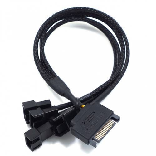 에버쿨 COOLMARKER SATA to 4 PWM 케이블