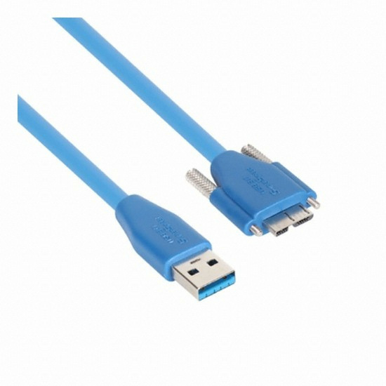 강원전자 NETmate USB3.0 Hi-Flex AM-MicroB(Lock) 케이블 CBL-HFPD302MBS